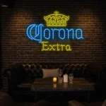 stylish neon sign design illuminate your space with corona extra best selling.webp