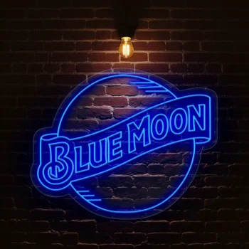stylish neon sign designs capture the glow of blue moon charm fashion forward.webp