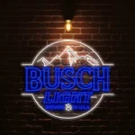 busch light neon signs