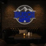 stylish neon signs busch light design for your bar or home best selling.webp