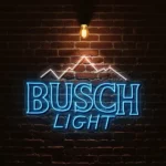 stylish neon signs for busch light illuminate your space best selling.webp