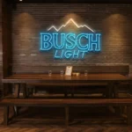 stylish neon signs for busch light illuminate your space best selling.webp