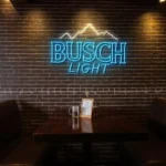 stylish neon signs for busch light illuminate your space best selling.webp