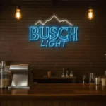 stylish neon signs for busch light illuminate your space best selling.webp