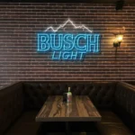 stylish neon signs for busch light illuminate your space best selling.webp