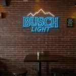 stylish neon signs for busch light illuminate your space best selling.webp