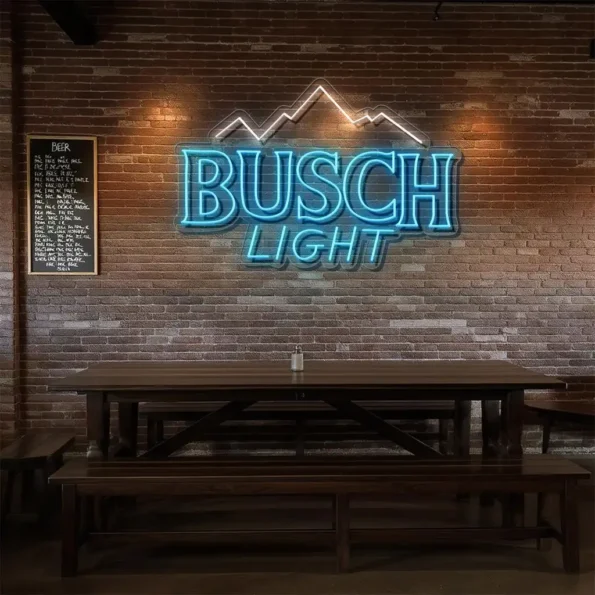 stylish neon signs for busch light illuminate your space top rated.webp