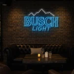 stylish neon signs for busch light illuminate your space best selling.webp