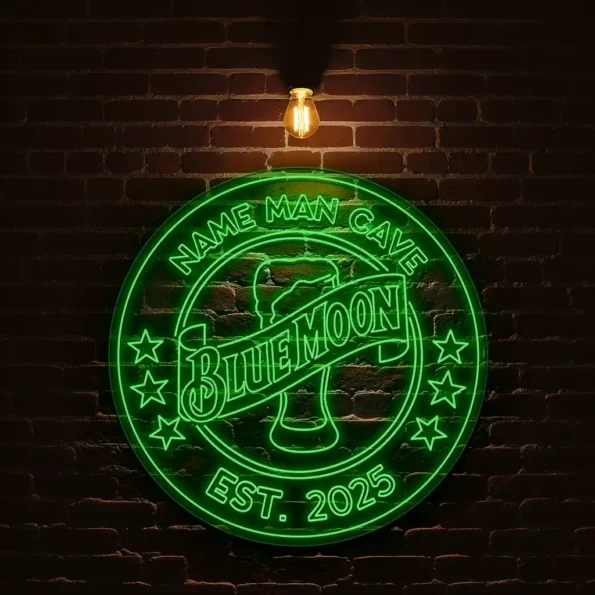 stylish neon signs for man caves custom designs options latest model.webp