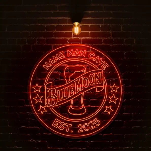 stylish neon signs for man caves custom designs options premium grade.webp