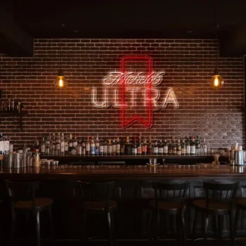 stylish neon signs illuminate your space with michelob ultra flair fashion forward.webp