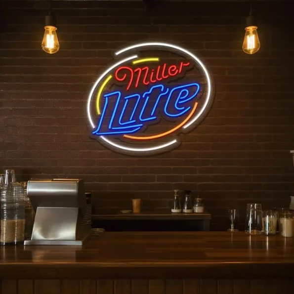 stylish neon signs illuminate your space with vintage charm fashion forward.webp