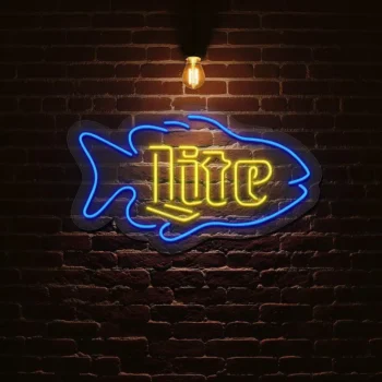 trendy neon fish sign for stylish home or business decor best selling.webp