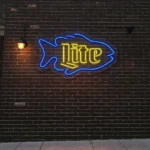 trendy neon fish sign for stylish home or business decor best selling.webp