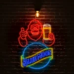 vibrant blue moon beer neon sign perfect for your bar decor best selling.webp