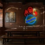 vibrant blue moon beer neon sign perfect for your bar decor best selling.webp