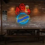 vibrant blue moon beer neon sign perfect for your bar decor best selling.webp