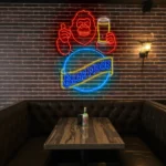 vibrant blue moon beer neon sign perfect for your bar decor best selling.webp