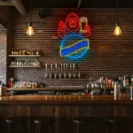 vibrant blue moon beer neon sign perfect for your bar decor best selling.webp