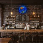vibrant blue moon neon sign perfect for bar decor and ambiance best selling.webp