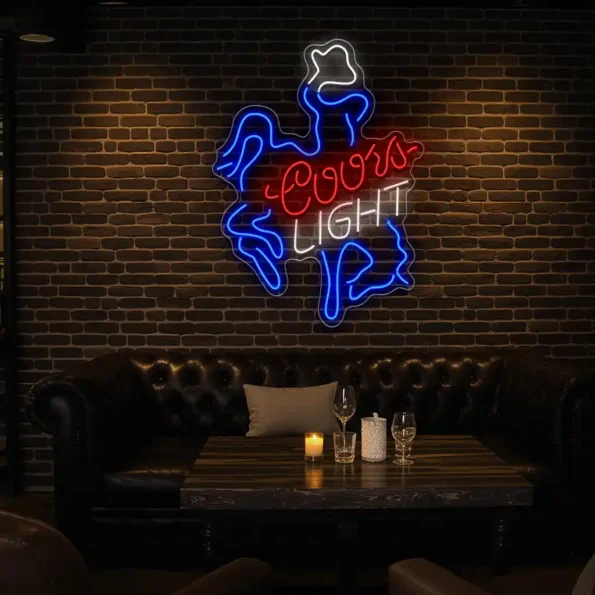 vibrant coors light neon sign for bar and home decor enthusiasts latest model.webp