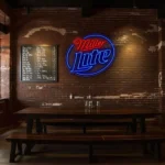 vibrant miller lite neon sign perfect bar decor ambiance best selling.webp