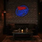 vibrant miller lite neon sign perfect bar decor ambiance best selling.webp