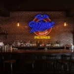 vibrant miller pilsner neon sign perfect for retro decor lovers best selling.webp