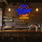 vibrant miller pilsner neon sign perfect for retro decor lovers best selling.webp