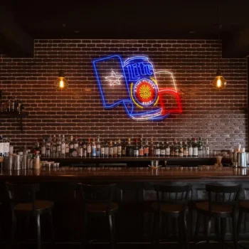 vibrant neon beer sign inspired by texas culture and craftsmanship fashion forward.webp
