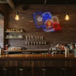 vibrant neon beer sign inspired by texas culture and craftsmanship best selling.webp