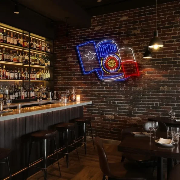 vibrant neon beer sign inspired by texas culture and craftsmanship trendy.webp