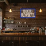vibrant neon bud light sign for stylish bar or man cave decor best selling.webp