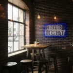vibrant neon bud light sign for unique home bar decor best selling.webp
