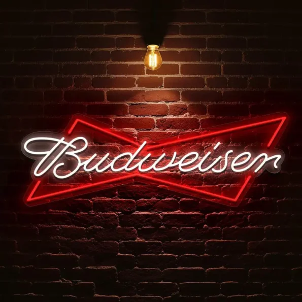 budweiser neon signs