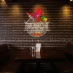 vibrant neon busch light sign quack one open design display best selling.webp