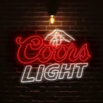 vibrant neon coors light sign for stylish bar decor best selling.webp