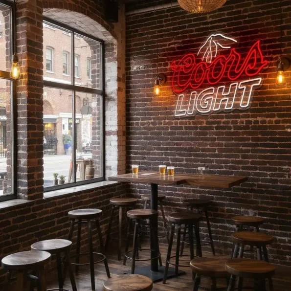 vibrant neon coors light sign for stylish bar decor top rated.webp