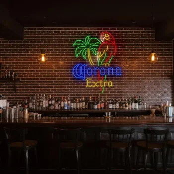 vibrant neon signs explore the colorful corona extra design fashion forward.webp