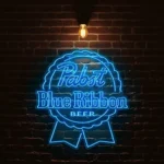 vibrant pabst blue ribbon neon sign for beer lovers and collectors best selling.webp