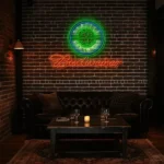 vibrant seattle mariners neon sign art for sports bar decoration best selling.webp