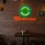 vibrant seattle mariners neon sign art for sports bar decoration best selling.webp